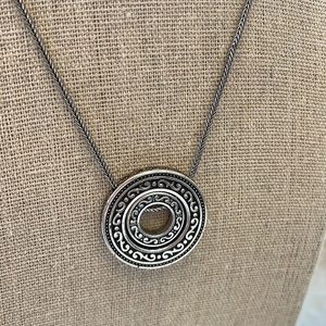 Brighton circle pendant necklace